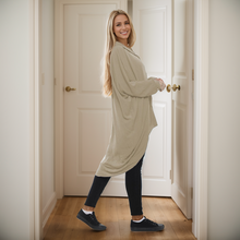 Load image into Gallery viewer, High-Low Oversized Button Long Sleeve Shirt
