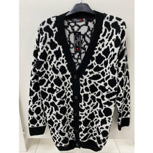 Load image into Gallery viewer, Leopard Print Knitted Cardigan
