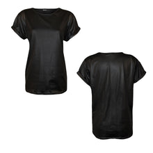 Load image into Gallery viewer, Wetlook Turn Up Short Sleeve Top

