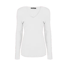 Load image into Gallery viewer, Long Sleeve V Neck Top
