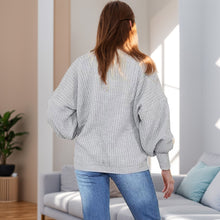 Load image into Gallery viewer, Balloon Sleeve Cropped Cardigan
