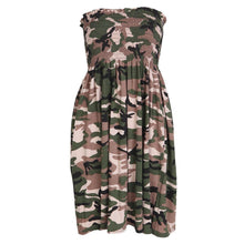 Load image into Gallery viewer, Sheering Gather Bandeau BoobTube Dress
