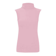 Load image into Gallery viewer, Polo Neck Sleeveless Slim Fit Top
