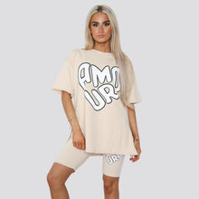 Load image into Gallery viewer, Cycling Short &amp; T-Shirts Co-Ord Set
