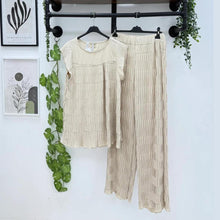 Load image into Gallery viewer, Fish Pattern Scoop Neck Loungewear
