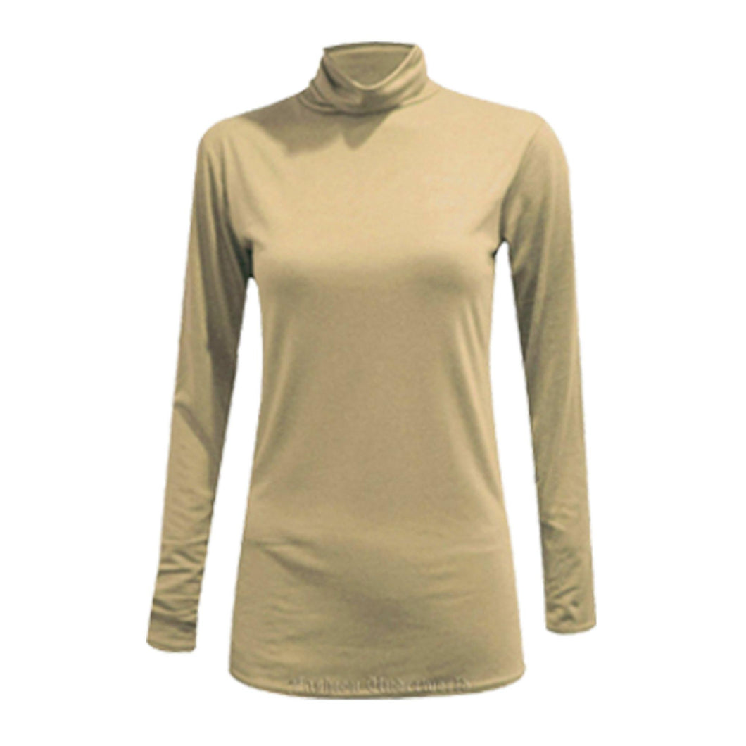 Long Sleeve Polo Neck Top