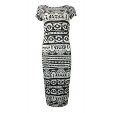 Load image into Gallery viewer, Cap Sleeve Crew Neck Bodycon Midi Dress
