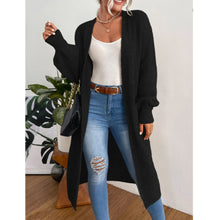 Load image into Gallery viewer, Balloon Sleeve Maxi Cardigan

