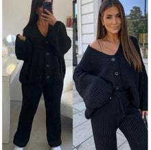 Load image into Gallery viewer, 2 Pcs Cardigan &amp; Trouser Set
