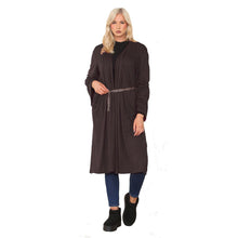 Load image into Gallery viewer, Plain Knitted Long Sleeves Maxi Cardigan
