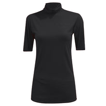 Load image into Gallery viewer, Short Sleeve Polo Neck Top
