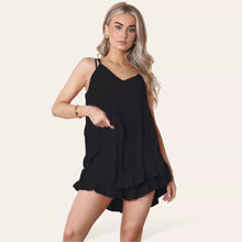 Load image into Gallery viewer, Cami Pleated Frill Hem Top &amp; Matching Frill Short
