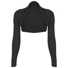 Load image into Gallery viewer, Long sleeves plain Cropped Shrug
