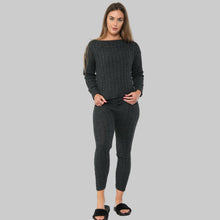 Load image into Gallery viewer, Long Sleeve Top &amp; Leggings 2 Pieces Co-Ord Set
