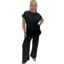 Load image into Gallery viewer, Tie Knot 2pcs Short Sleeve Loungewear
