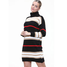 Load image into Gallery viewer, Roll Polo Turtle Neck Midi Knitted Jumper
