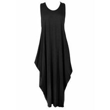 Load image into Gallery viewer, Sleeveless Parachute Midi Plain Dress
