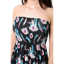 Load image into Gallery viewer, Sleeveless Round Neck Floral Boho Long Midi Dress
