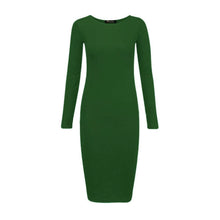 Load image into Gallery viewer, Long Sleeve Bodycon Midi Dress
