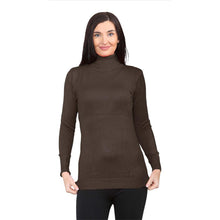 Load image into Gallery viewer, Knitted Turtle Neck Long Sleeve Jumper Top
