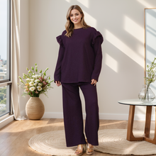 Load image into Gallery viewer, Pop Corn Top Trouser Co-Ord Set
