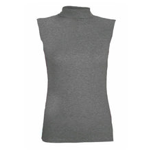Load image into Gallery viewer, Polo Neck Sleeveless Slim Fit Top
