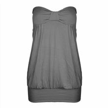 Load image into Gallery viewer, Sleeveless Strapless Boobtube Bardot Top
