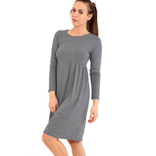 Load image into Gallery viewer, Frankie Swing Plain Midi Dress
