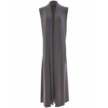 Load image into Gallery viewer, Sleeveless Waistcoat Long Maxi Cardigan
