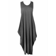 Load image into Gallery viewer, Sleeveless Parachute Midi Plain Dress
