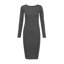 Load image into Gallery viewer, Long Sleeve Bodycon Midi Dress
