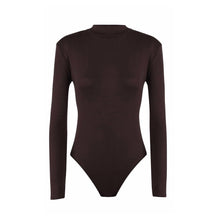 Load image into Gallery viewer, Polo Turtle Neck Bodysuit
