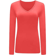 Load image into Gallery viewer, Long Sleeve V Neck Top
