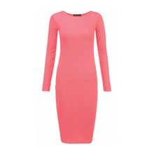 Load image into Gallery viewer, Long Sleeve Bodycon Midi Dress
