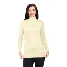 Load image into Gallery viewer, Knitted Turtle Neck Long Sleeve Jumper Top
