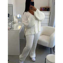 Load image into Gallery viewer, 2 Pcs Cardigan &amp; Trouser Set
