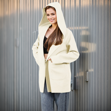 Load image into Gallery viewer, Italian Style Open Front Hooded Jacket
