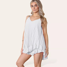 Load image into Gallery viewer, Cami Pleated Frill Hem Top &amp; Matching Frill Short
