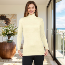 Load image into Gallery viewer, Long Sleeve Turtle Neck Jumper Top
