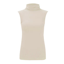 Load image into Gallery viewer, Polo Neck Sleeveless Slim Fit Top
