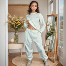 Load image into Gallery viewer, 2 Piece Fleece Lined Co-Ord Set
