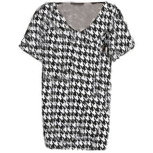 Load image into Gallery viewer, Printed Baggy Oversized  Turn up Top
