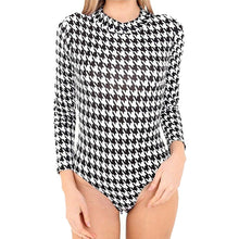 Load image into Gallery viewer, Polo Neck Printed Bodysuit
