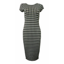 Load image into Gallery viewer, Cap Sleeve Crew Neck Bodycon Midi Dress
