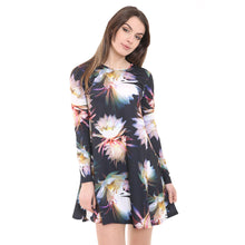 Load image into Gallery viewer, A Line Skater Printed Dress
