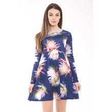 Load image into Gallery viewer, A Line Skater Printed Dress
