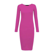 Load image into Gallery viewer, Long Sleeve Bodycon Midi Dress
