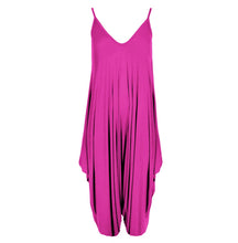 Load image into Gallery viewer, Italian Lagenlook Cami Harem Jumpsuit
