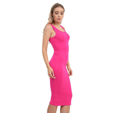 Load image into Gallery viewer, Plain Bodycon Sleeveless Midi Dress
