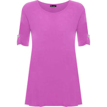 Load image into Gallery viewer, Short Button Sleeve Top
